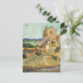 De oude molen Vincent van Gogh Briefkaart (Staand voorkant)