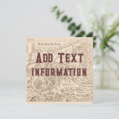 De oude Nieuwe Kaart van Orleans geeft tekst uit,  (Staand voorkant)