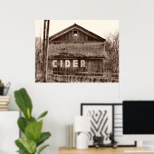 De oude Orchard Poster (Thuiskantoor)