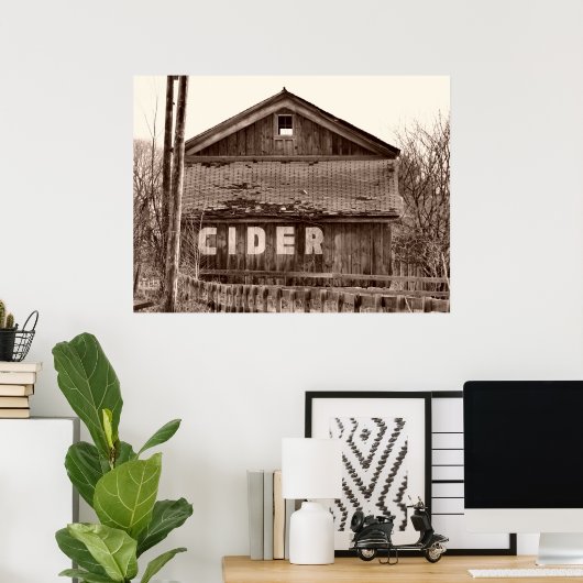 De oude Orchard Poster (Thuiskantoor)