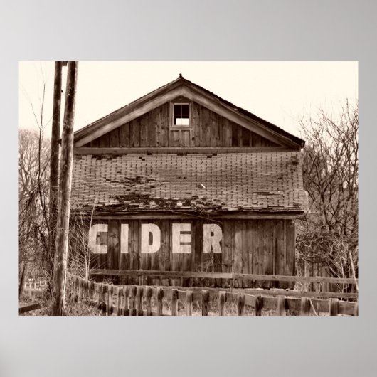 De oude Orchard Poster (Voorkant)