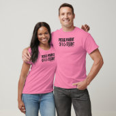 De Oude Ouder van een C+ Student - Zwarte Tekst T-shirt (Unisex)