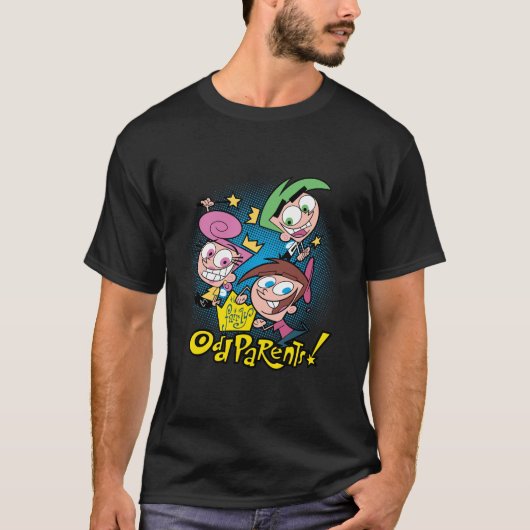 De oude ouders Timmy Turner Crewneck S T-shirt (Voorkant)