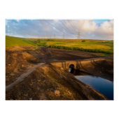 De oude Packhorse Bridge van Baitings Perfect Poster (Voorkant)