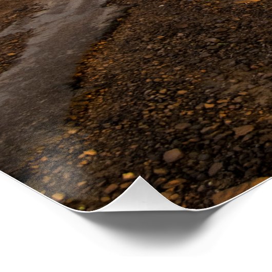 De oude Packhorse Bridge van Baitings Perfect Poster (Hoek)