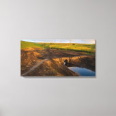 De Oude Pakpaardbrug van Baitings Canvas Afdruk (Voorkant)