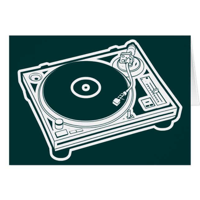 De oude Platenspeler van de School (Voorkant Horizontaal)