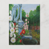 De oude pomp briefkaart (Voorkant)