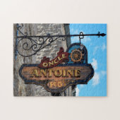 De oude Pub tekent Quebec Canada. Legpuzzel (Horizontaal)