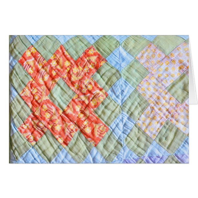 De oude quilt (Voorkant Horizontaal)