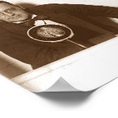 De oude Radiorode van de Tijd Poster (Hoek)