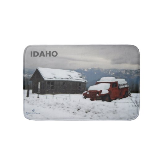 De oude Red Truck Badmat (Voorkant)