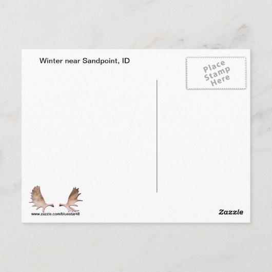 De oude Red Truck Briefkaart (Achterkant)