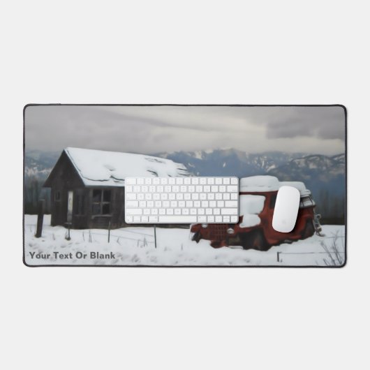 De oude Red Truck Bureaumat (Keyboard & Muis)