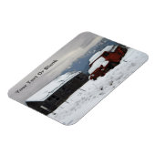 De oude Red Truck Magneet (Linkerzijde)