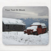 De oude Red Truck Muismat (Voorkant)