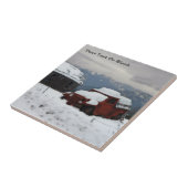 De oude Red Truck Tegeltje (Zijkant)