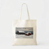 De oude Red Truck Tote Bag (Voorkant)