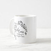 De oude robuuste Mok voor kruiskoffie (Voorkant links)