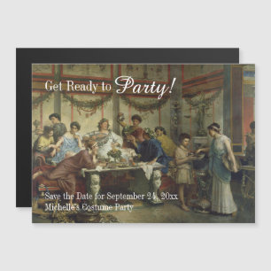 De Oude Roman Innerende Feest van de Partij sparen Magnetische Uitnodiging