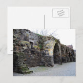 De Oude Romeinse Stadsmuur Briefkaart (Voorkant / Achterkant)