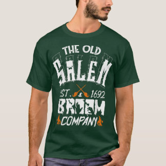 De oude Salem Broom Company Funny Halloween T-shirt