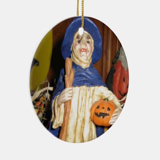 De oude schaamte heks keramisch ornament (Rechts)