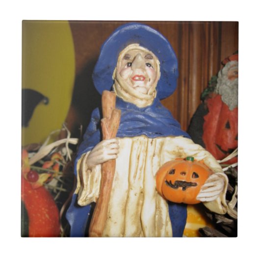 De oude schaamte heks tegeltje (Voorkant)