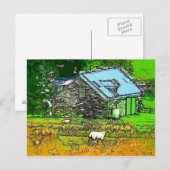 DE OUDE SCHUUR BRIEFKAART (Voorkant / Achterkant)