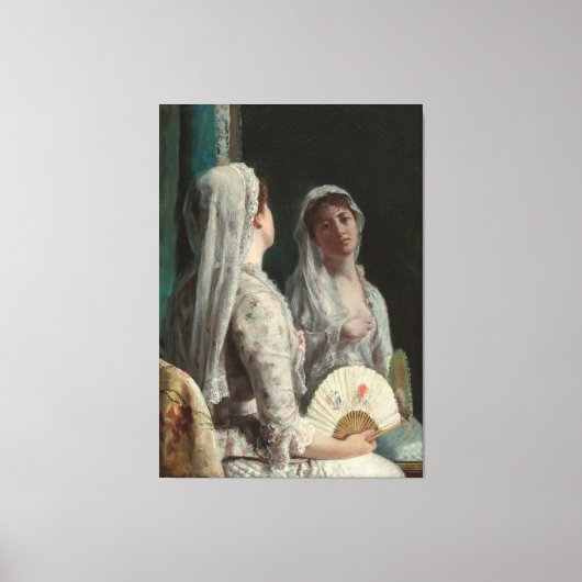 De Oude Sluier Canvas Afdruk (Voorkant)
