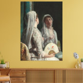 De Oude Sluier Canvas Afdruk (Insitu (Woonkamer))