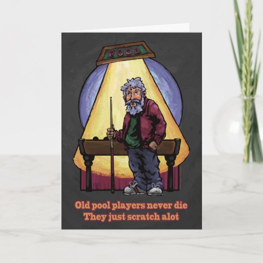 De oude spelers van de Pool Kaart (Voorkant)