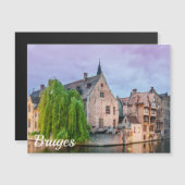 De oude stad Brugge en de toren van Belfry (Voorkant / Achterkant)