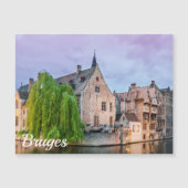 De oude stad Brugge en de toren van Belfry (Voorkant)