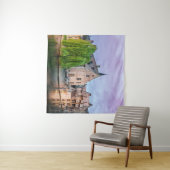 De oude stad Brugge en de toren van Belfry Wandkleed (In Situ (horizontaal))