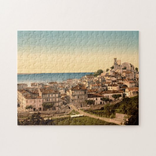 De oude stad Cannes Franse Riviera Legpuzzel (Horizontaal)