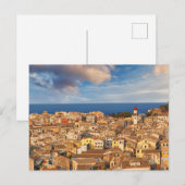 De oude stad Corfu, Griekenland Briefkaart (Voorkant / Achterkant)