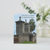 De oude stad heeft een historische sint-Augustinus Briefkaart (Staand voorkant)