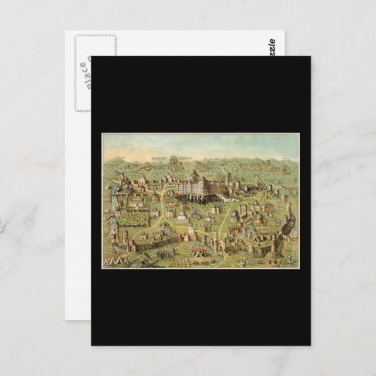 De oude stad Jeruzalem Briefkaart (Voorkant / Achterkant)