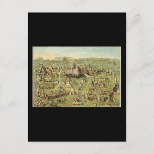 De oude stad Jeruzalem Briefkaart