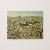 De oude stad Jeruzalem met de tempel van Solomon Legpuzzel (Horizontaal)