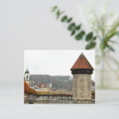 De oude stad Lucerne - Mill bridge Briefkaart (Staand voorkant)