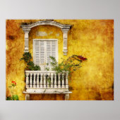 De oude stad poster (Voorkant)