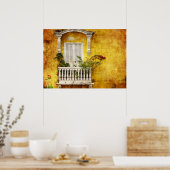 De Oude Stad Poster (Keuken)
