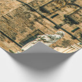 De oude stad Pragueoeroud, architectuur, bouwwerk Cadeaupapier (Hoek)