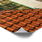 De oude stad Pragueoeroud, architectuur, bouwwerk Poster (Hoek)