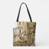 De oude stad Pragueoeroud, architectuur, bouwwerk Tote Bag (Achterkant)