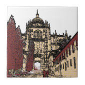De Oude stad Salamanca Cathedraal Tegeltje (Voorkant)
