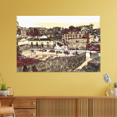 De oude stad Salamanca, Spanje Canvas Afdruk (Insitu (Woonkamer))
