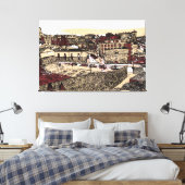 De oude stad Salamanca, Spanje Canvas Afdruk (Insitu (Slaapkamer))